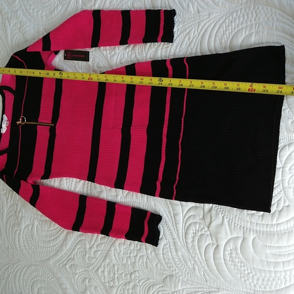 Pink and Black Sweater Dress by No Boundaries - Picture 4 of 9